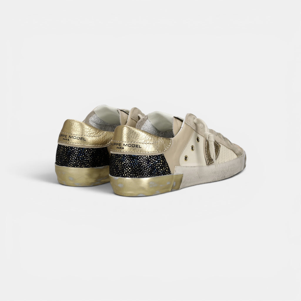 Baskets Prsx, Sable et Or