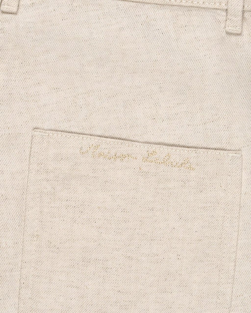 Pantalon Chevreuil en lyocell et lin