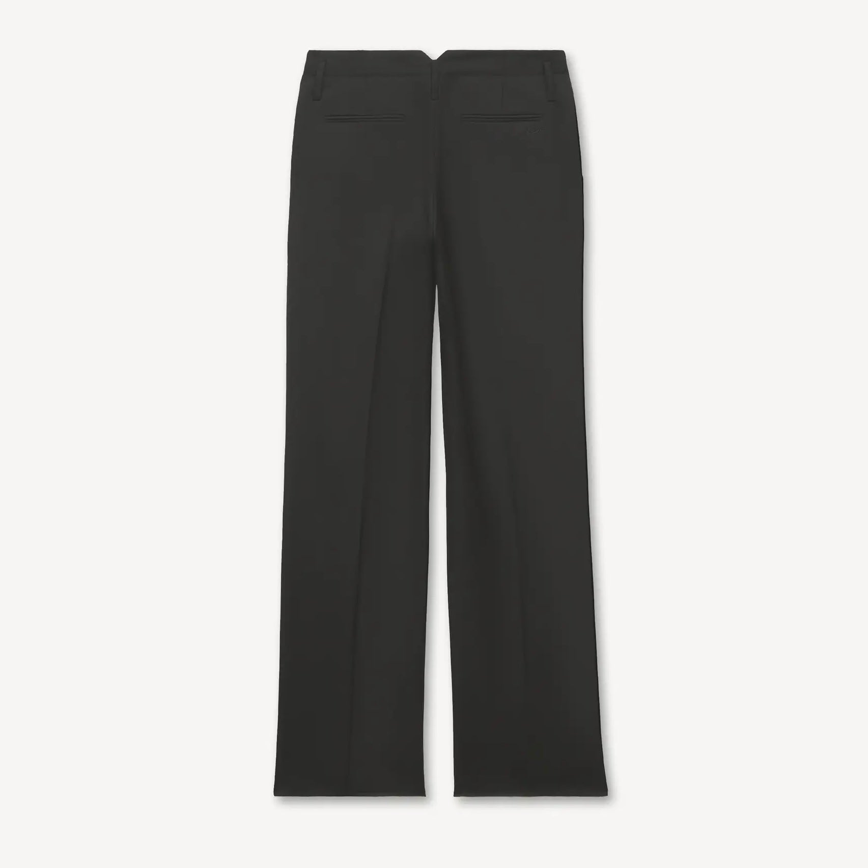 Pantalon droit en laine vierge