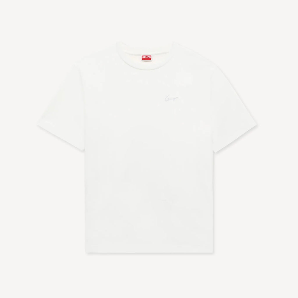 Tee shirt brodé blanc