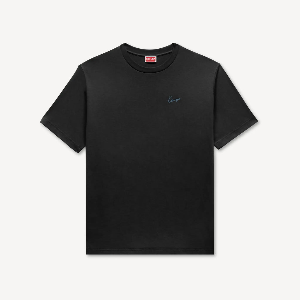 Tee shirt brodé noir