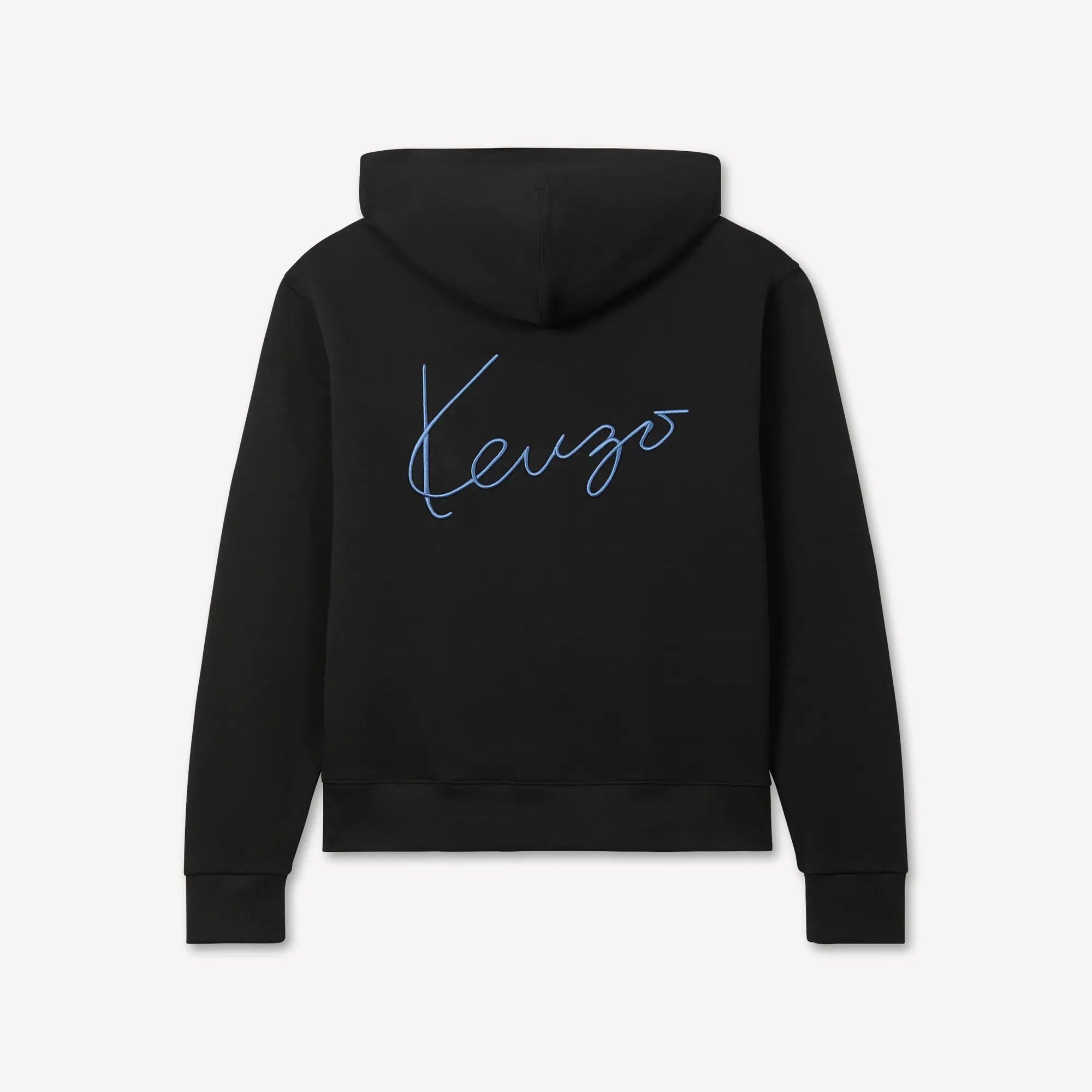 Sweat-shirt à capuche zippé brodé