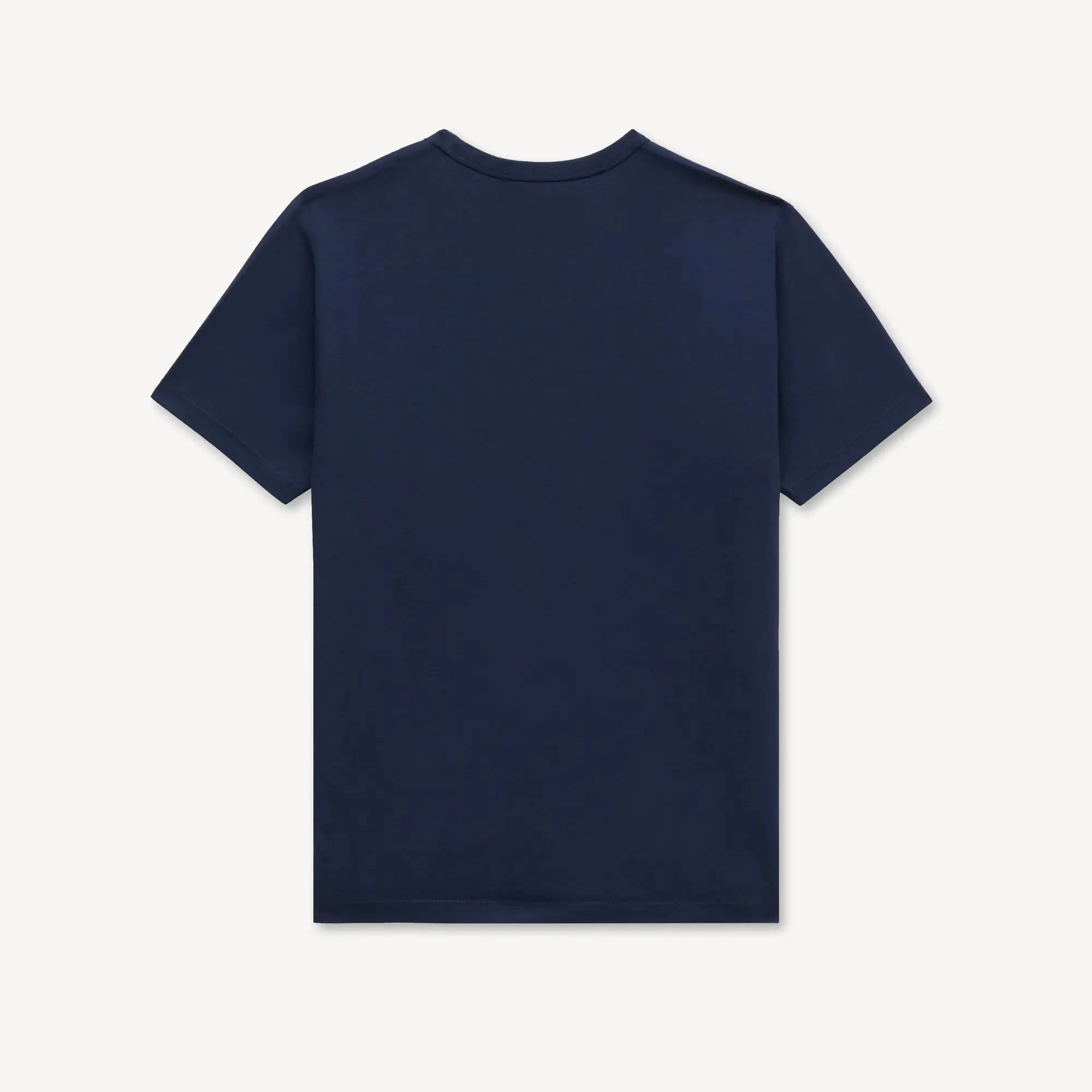 Tee shirt bleu brodé Tulip en coton