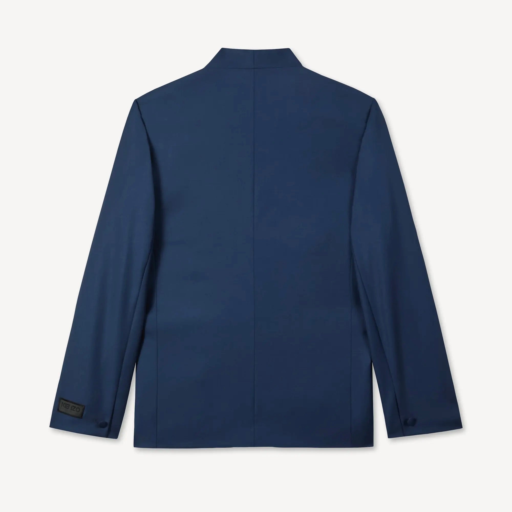 Veste de costume kimono a simple boutonnage en laine vierge