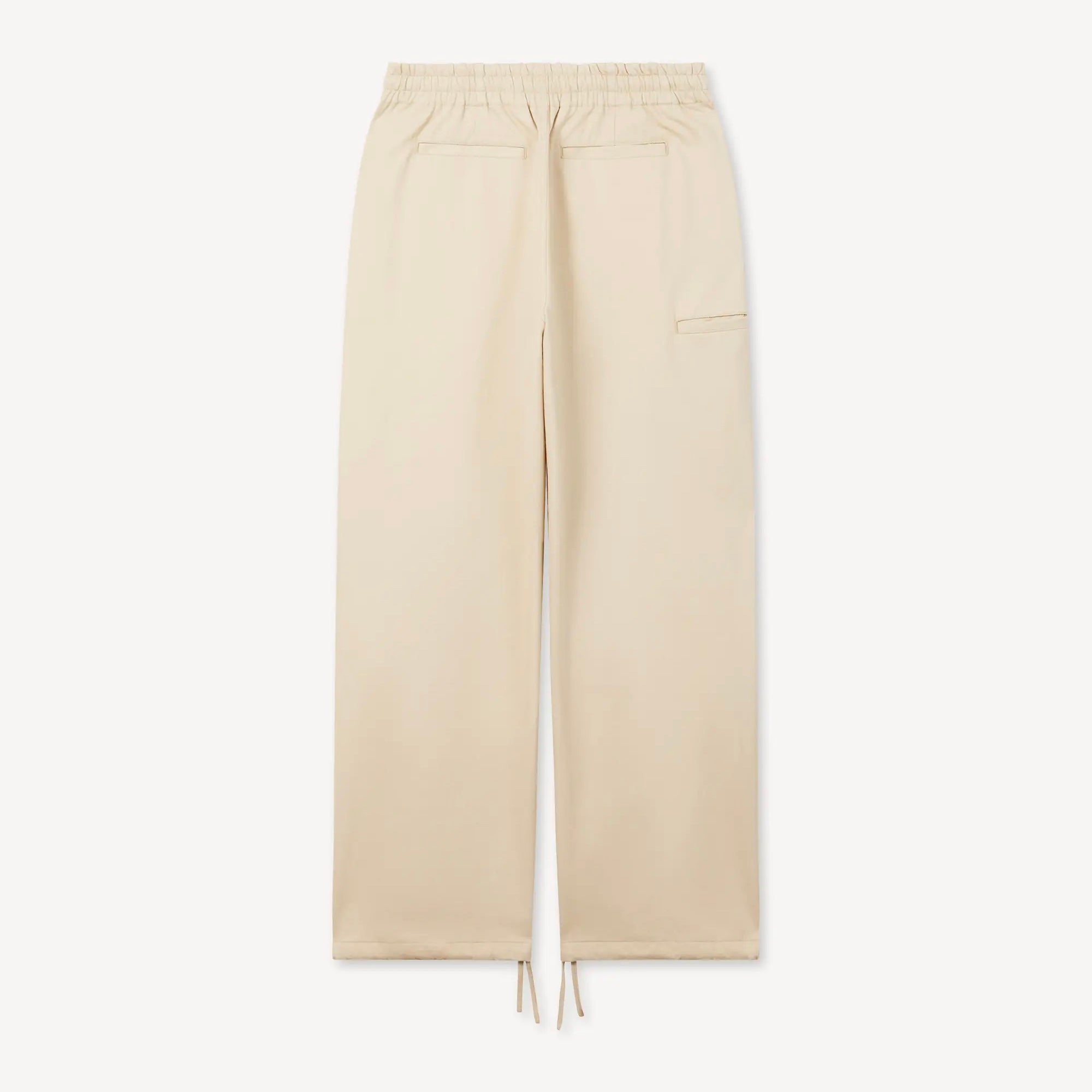Pantalon élastiqué en coton à chevrons