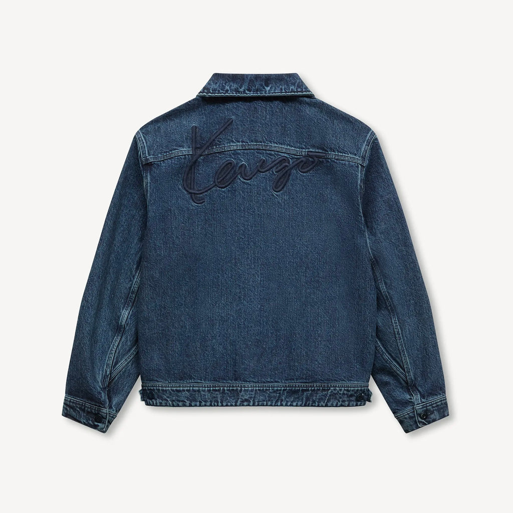 Veste utilitaire unisexe en denim japonais