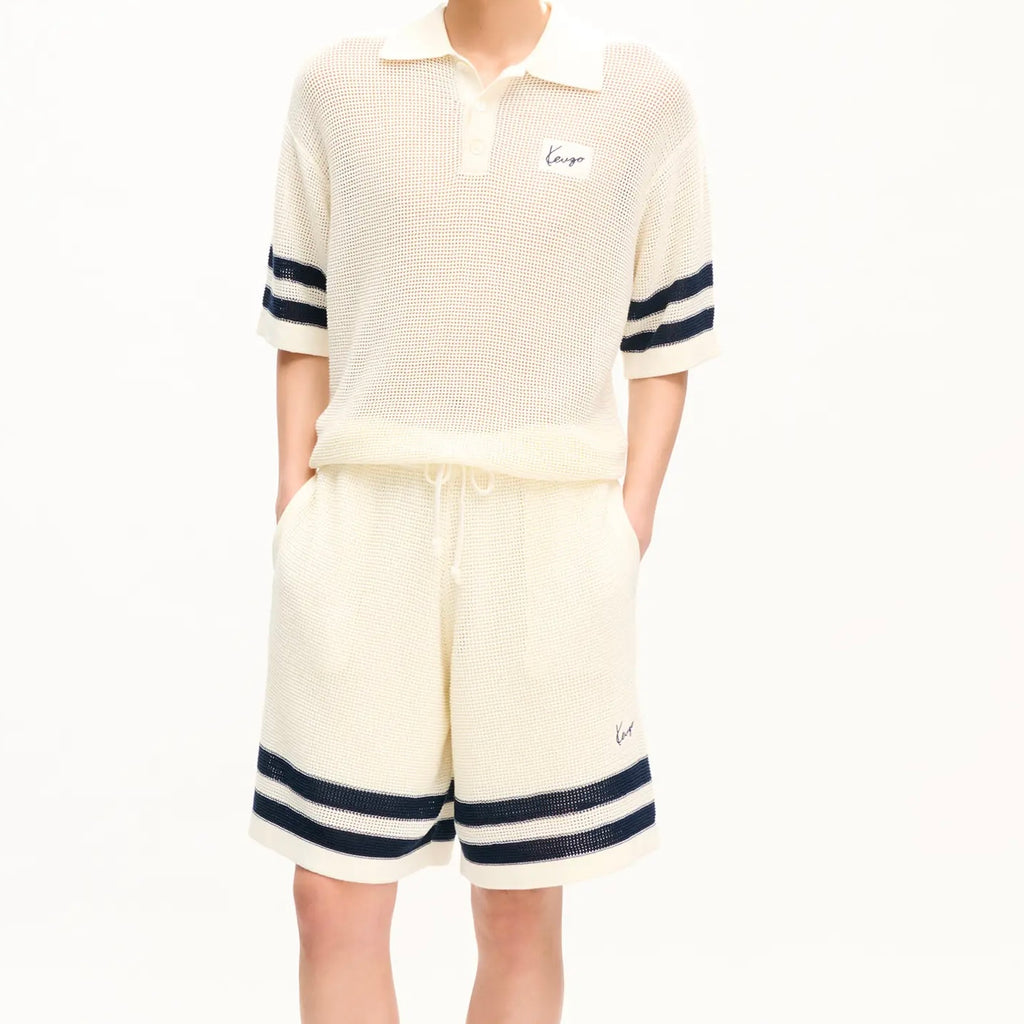 Polo en crochet unisexe