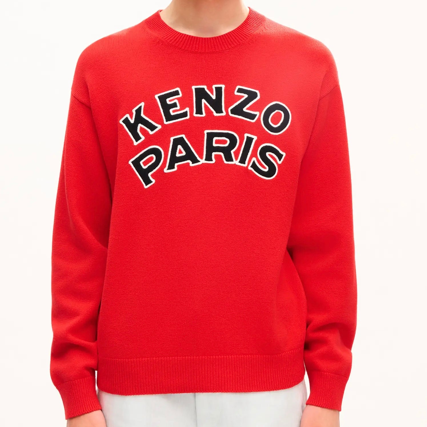 Pull « Kenzo Paris » emblème en laine et coton