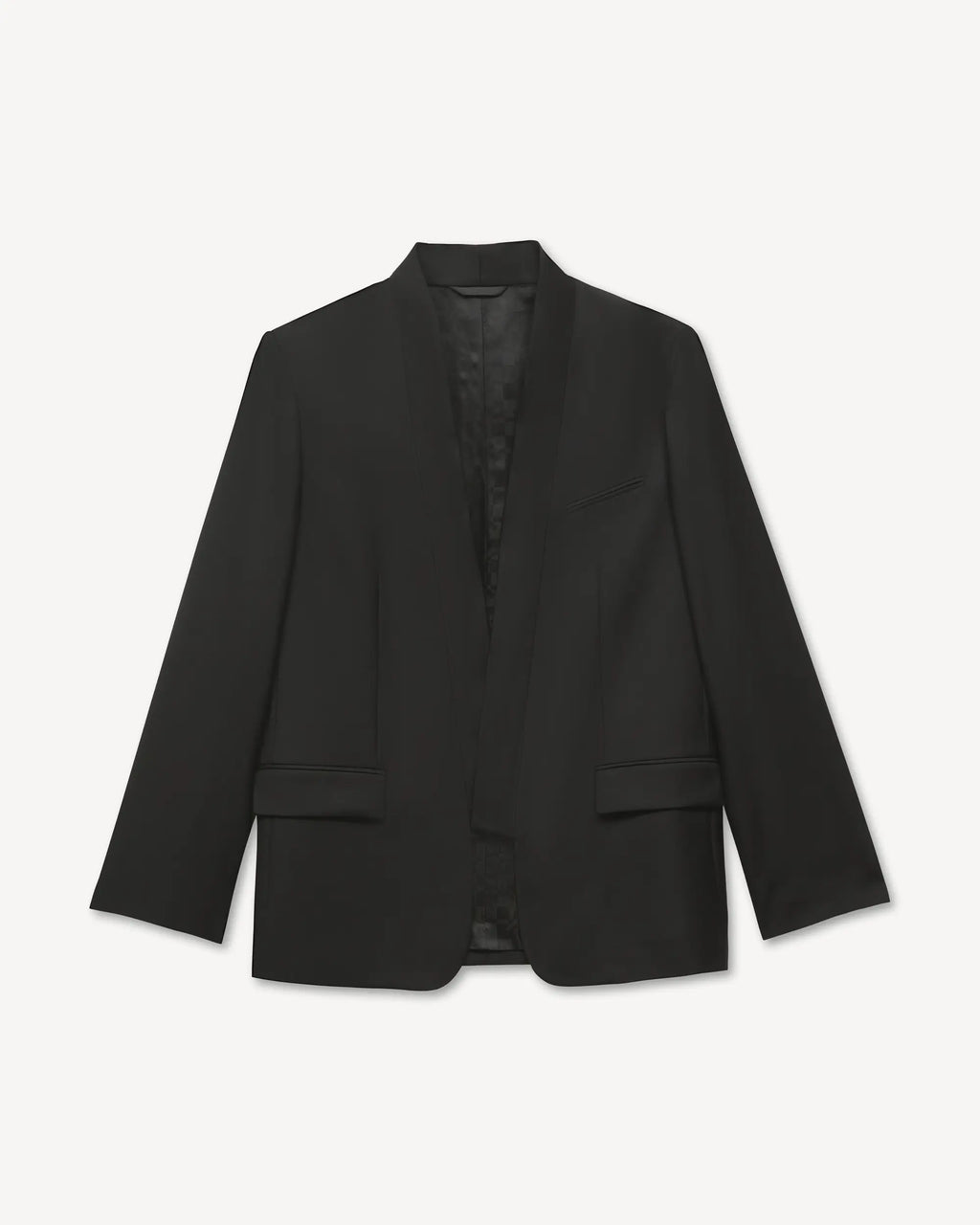 Blazer kimono en laine vierge