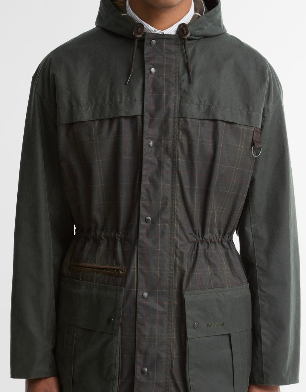 Veste huilée Icône Tartan Durham