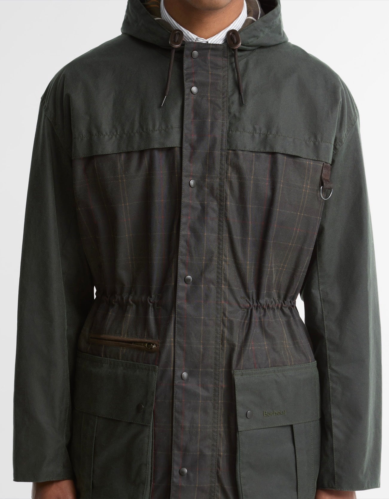 Veste huilée Icône Tartan Durham