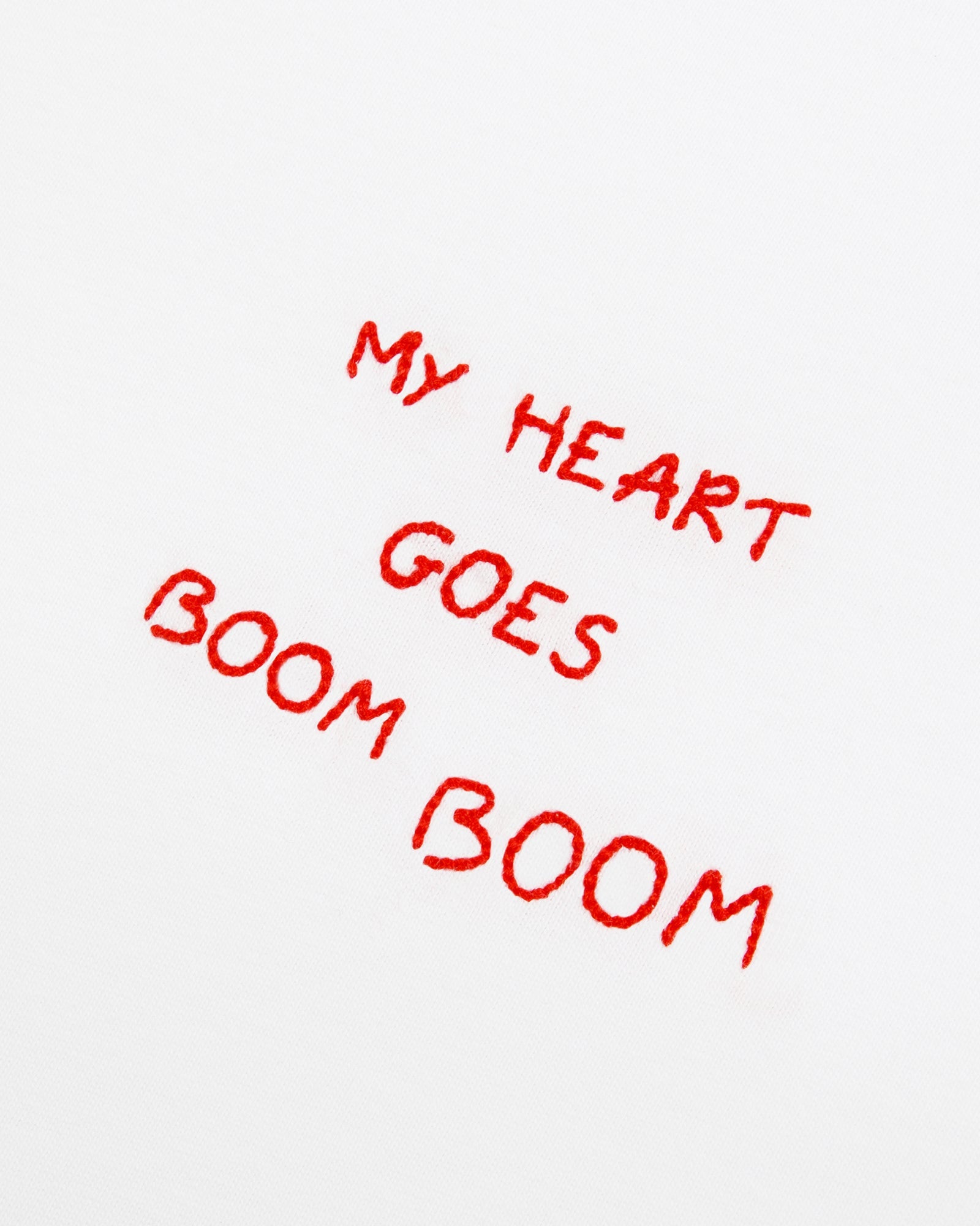 Tee-shirt popincourt « MY HEART GOES BOOM BOOM »
