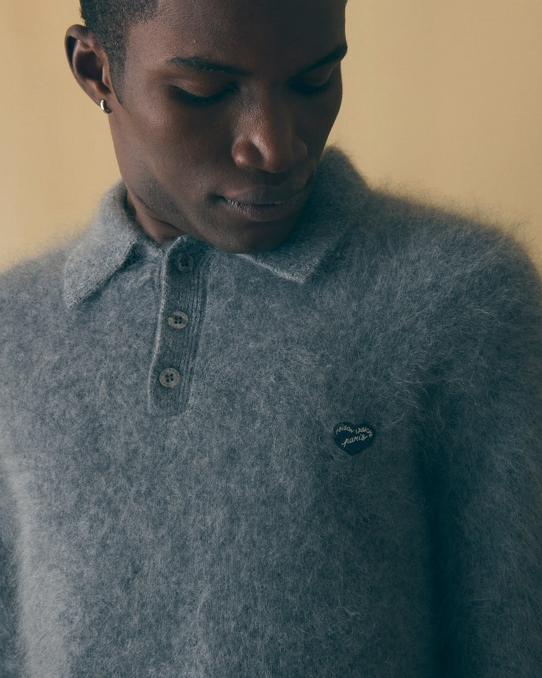 Pull Esperey Patch cœur, laine et cachemire