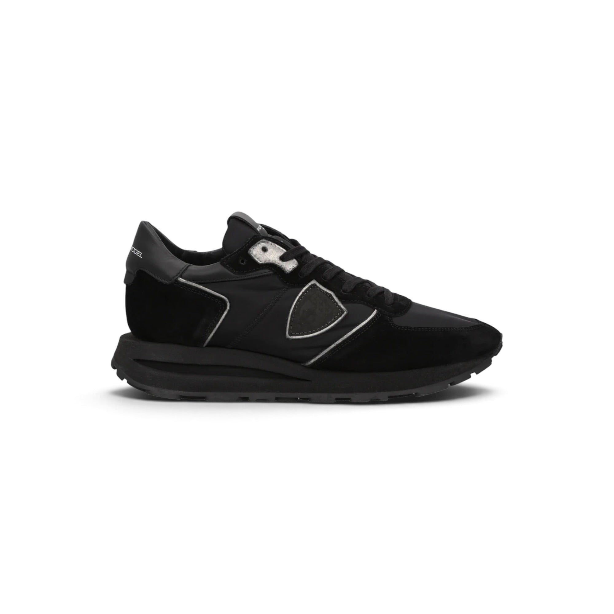 Baskets Tropez Haute Homme, Noir Gris Anthracite