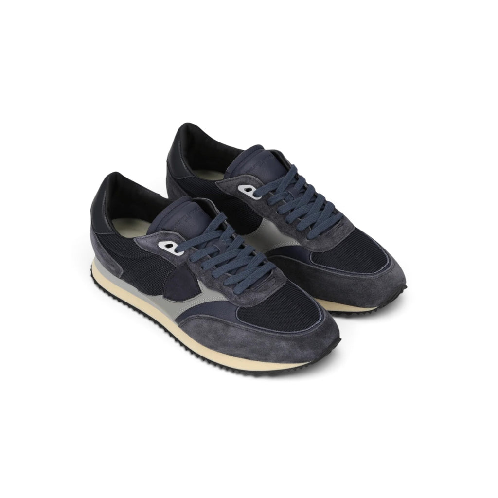 Baskets Blville Homme, Bleu Gris