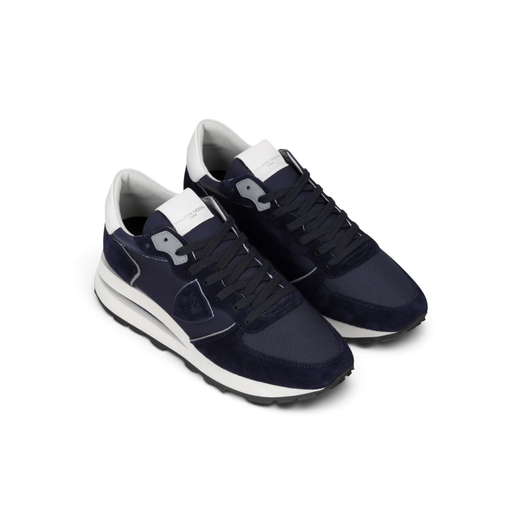 Baskets Tropez Haute Homme, Bleu