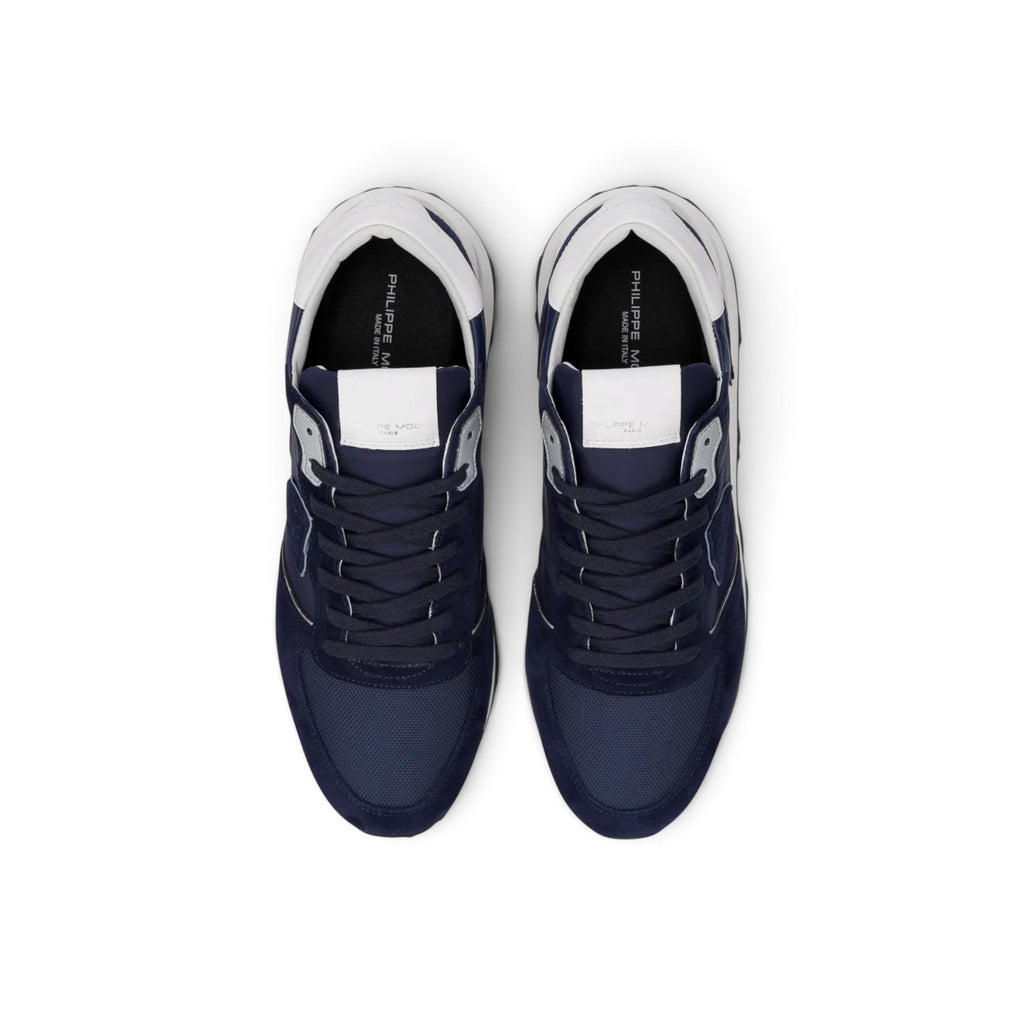 Baskets Tropez Haute Homme, Bleu