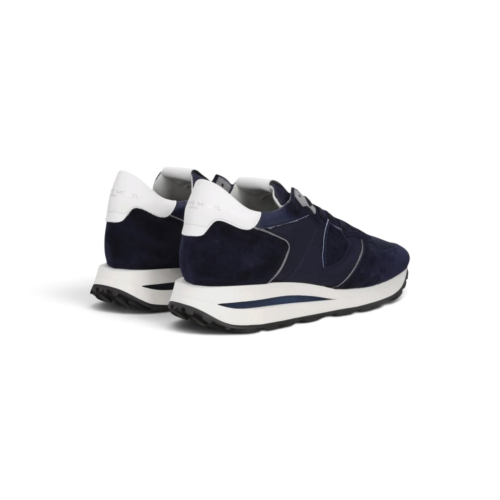Baskets Tropez Haute Homme, Bleu