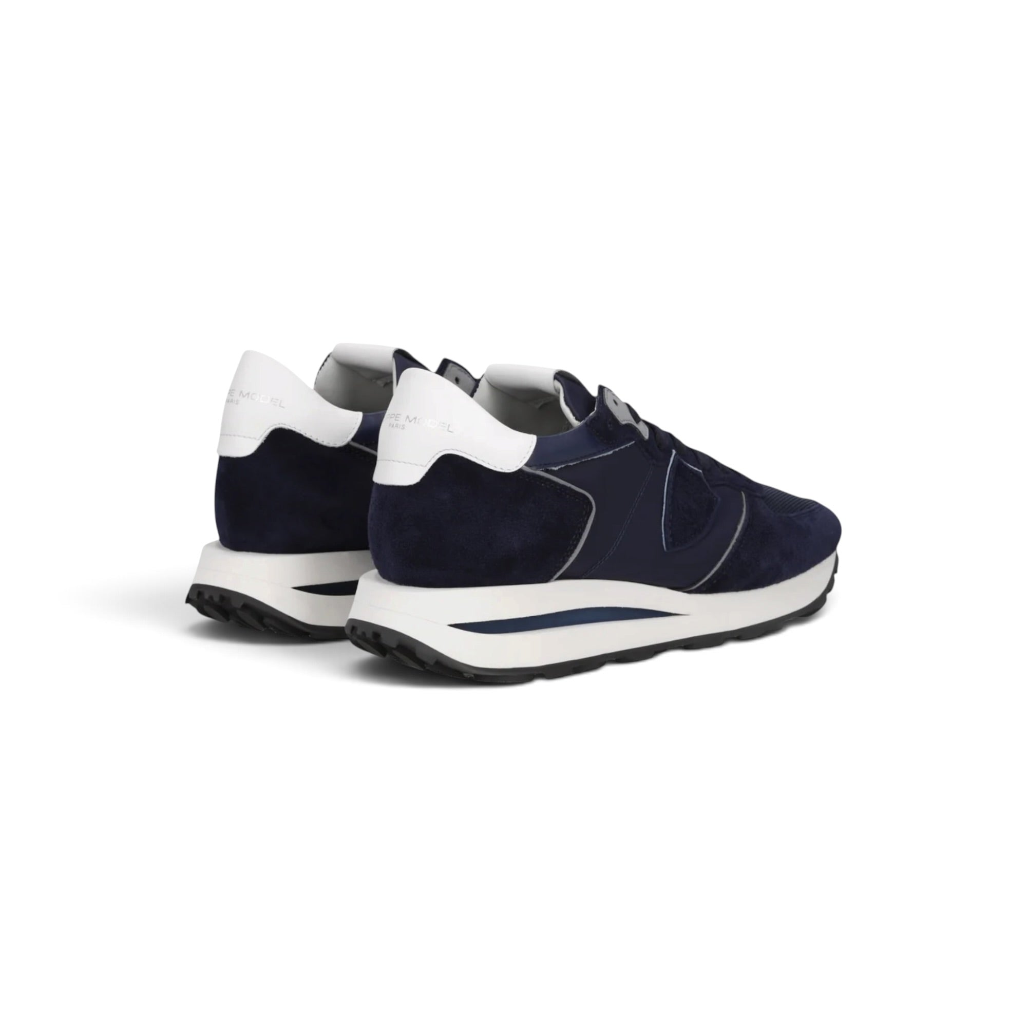 Baskets Tropez Haute Homme, Bleu