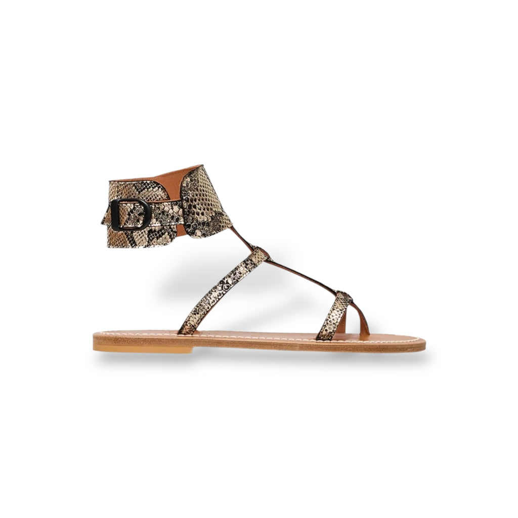 Sandales cuir heby noir
