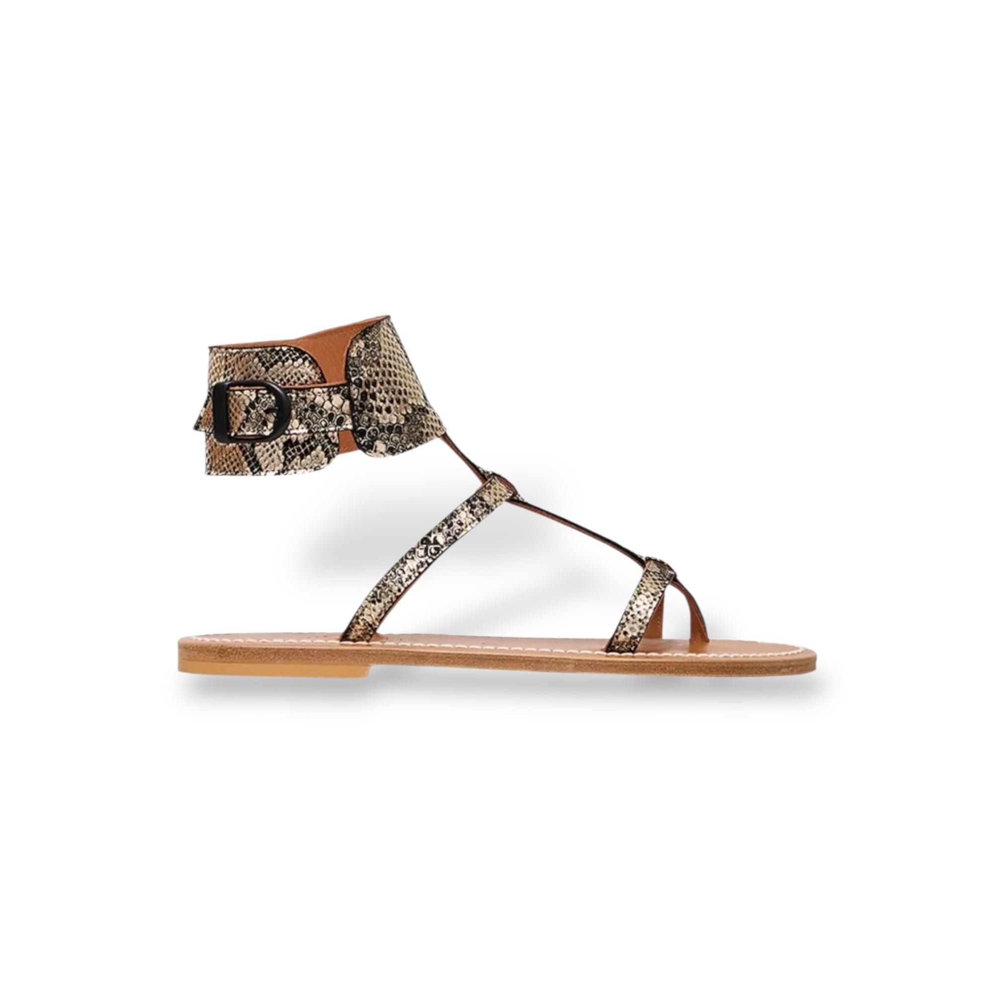 Sandales cuir heby noir