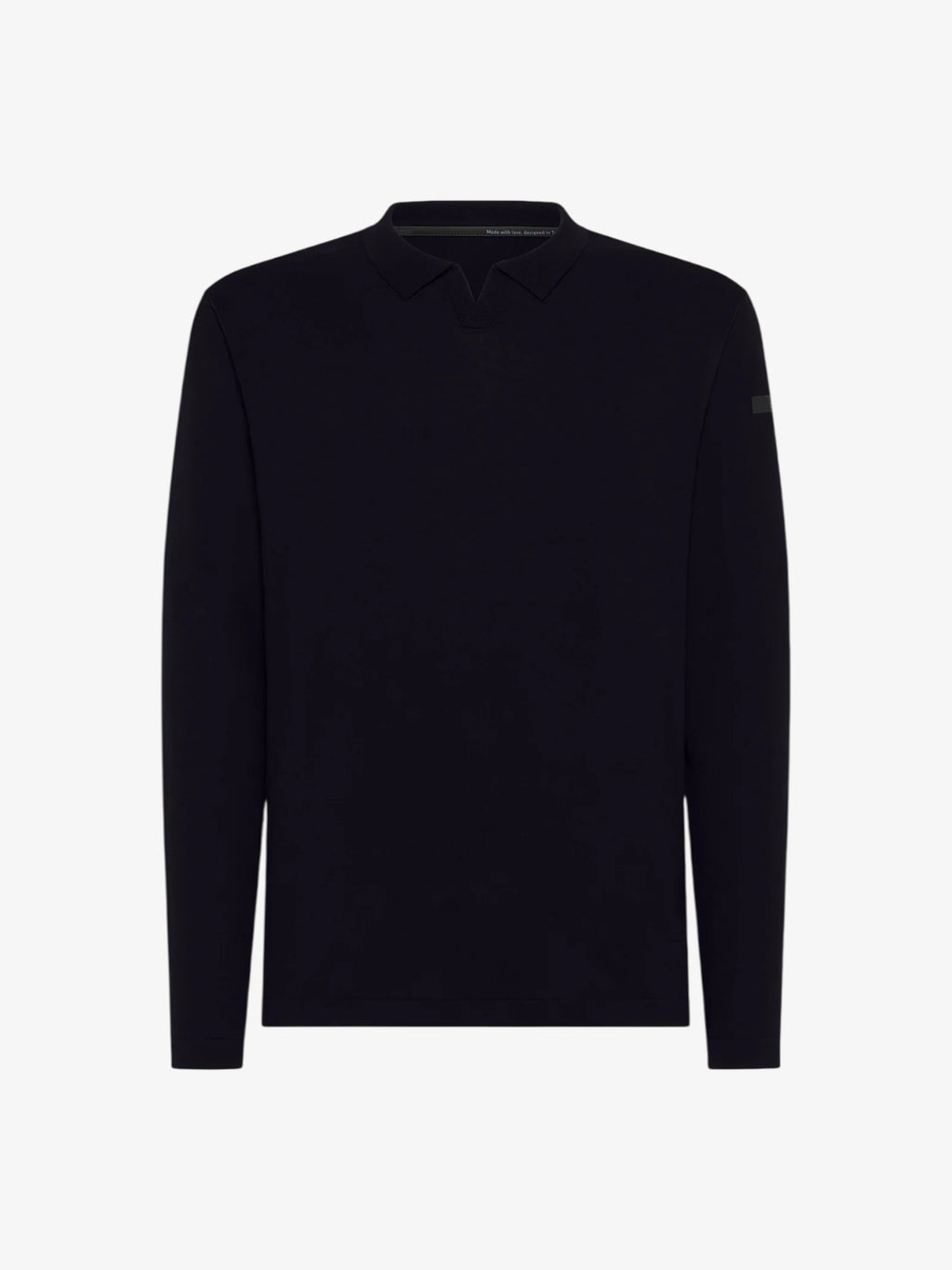 Polo manches longues en maille