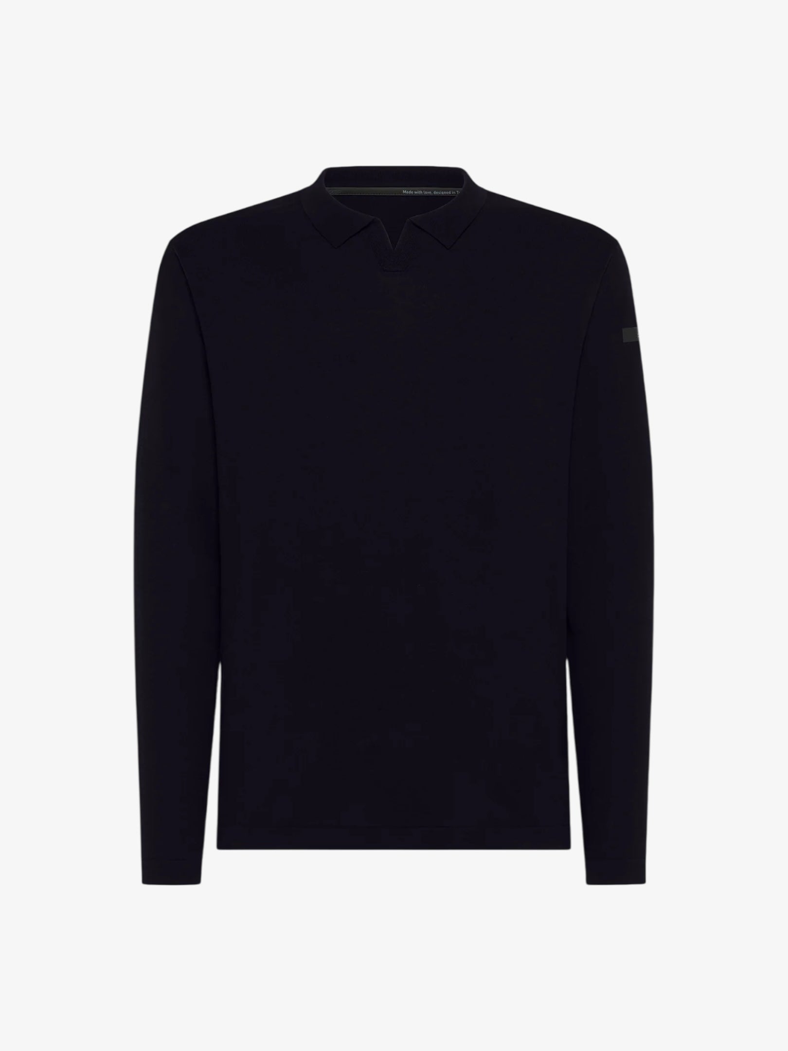 Polo manches longues en maille