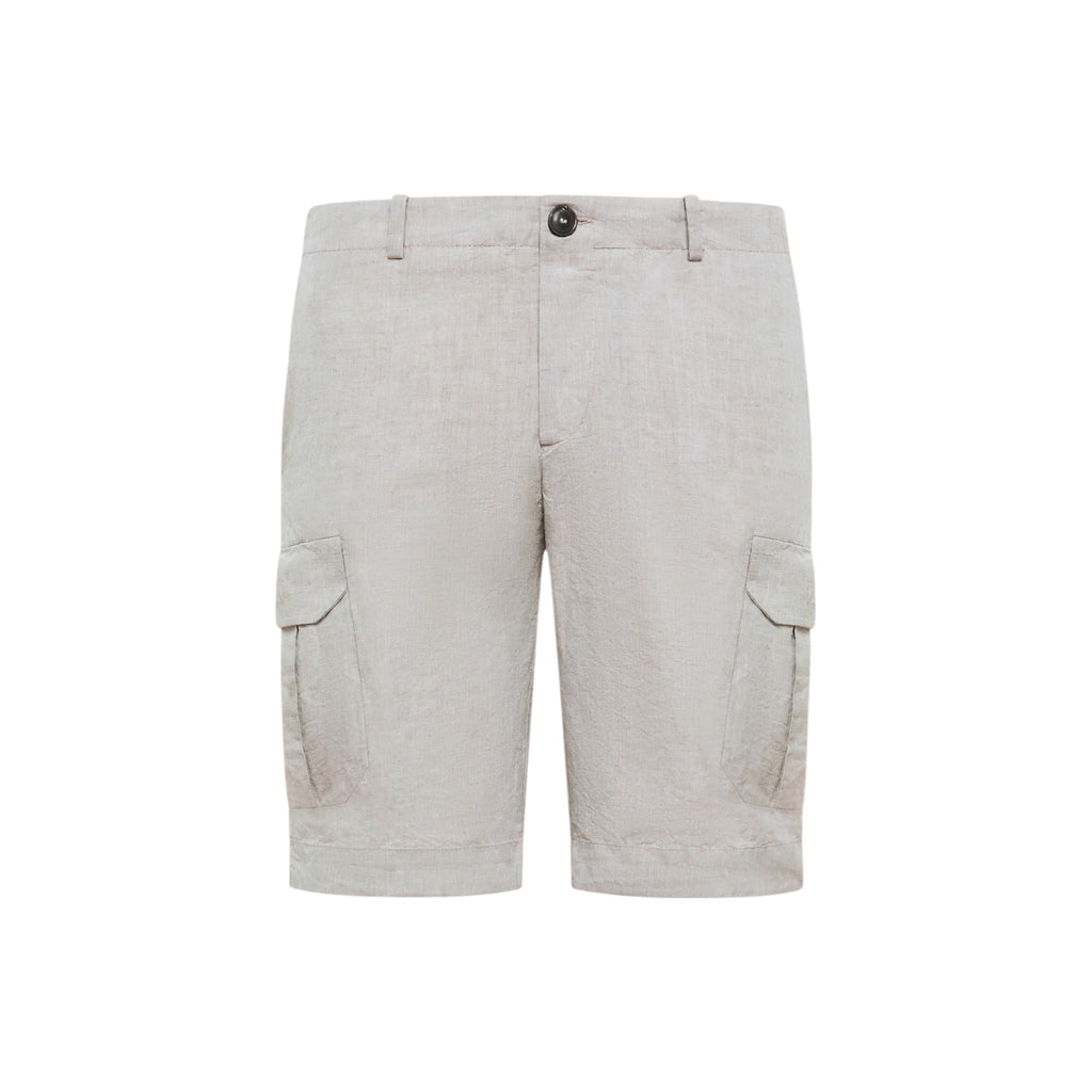 Short cargo en lin
