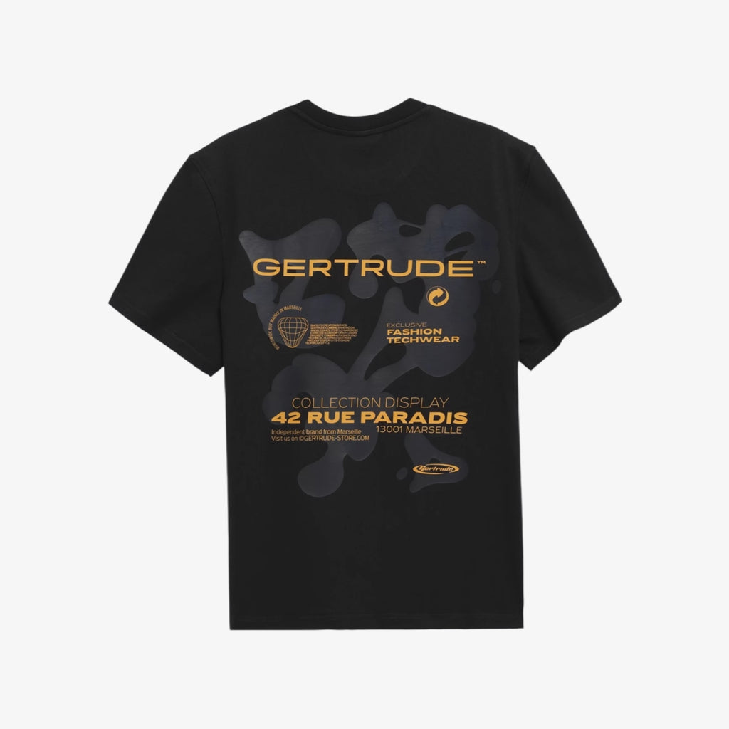 T-shirt Print Leonce Spot Mixte Noir