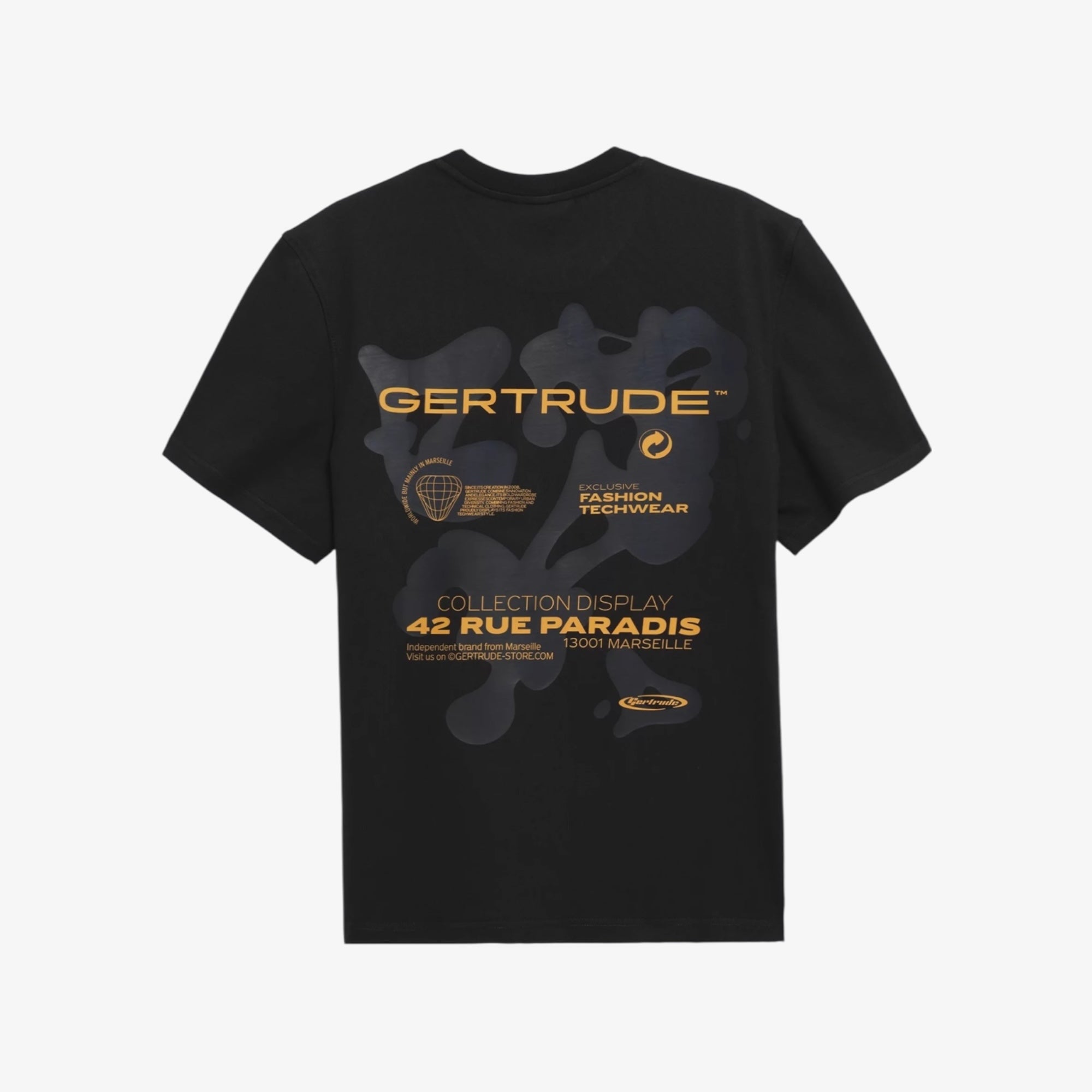 T-shirt Print Leonce Spot Mixte Noir