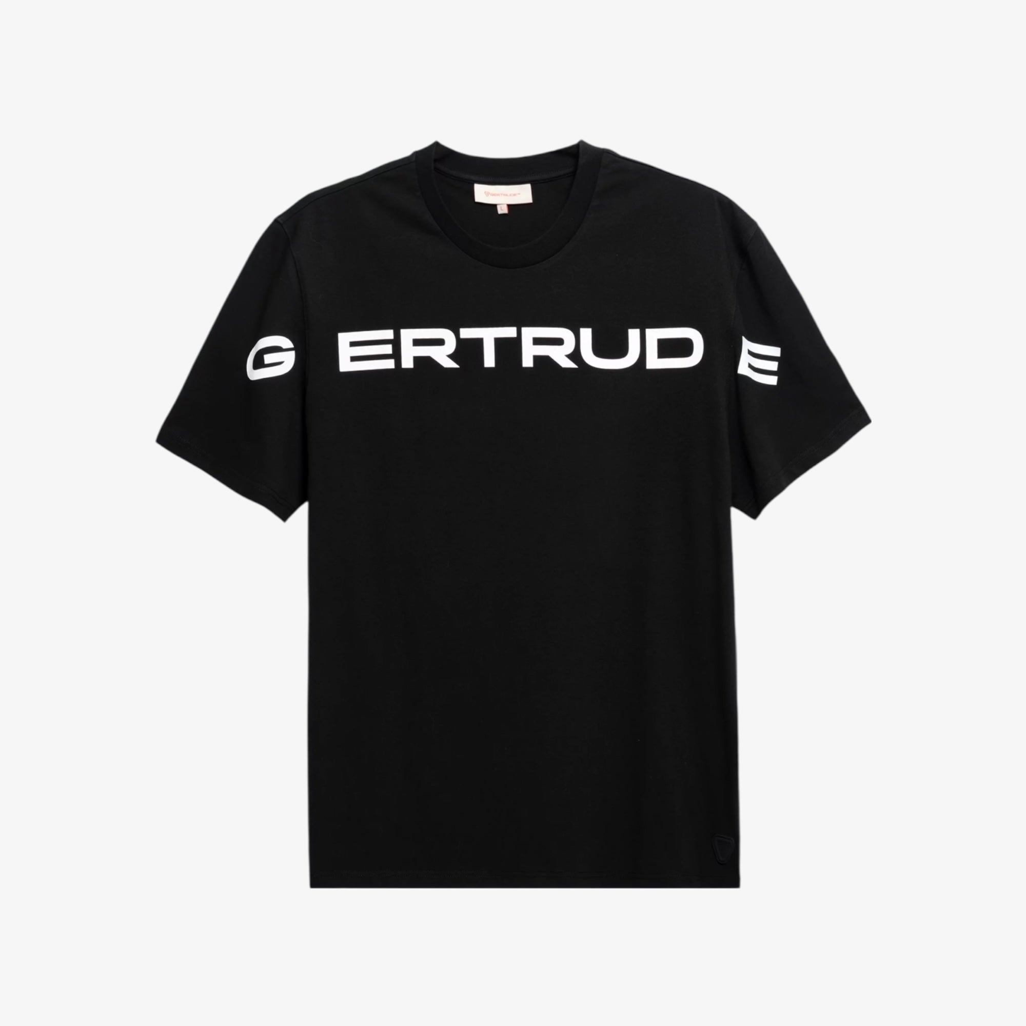 T-shirt Print Leonce Word Mixte Noir