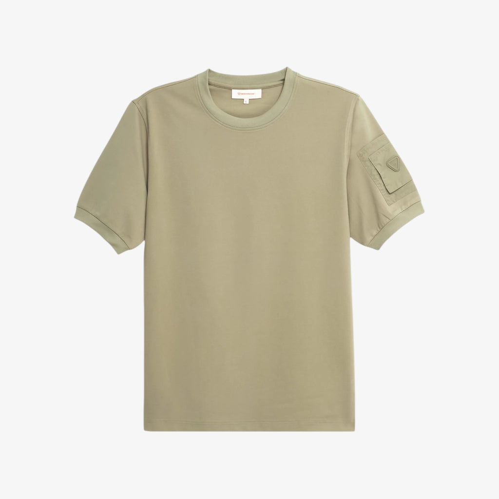 T-shirt Double Poche Timeo Granite