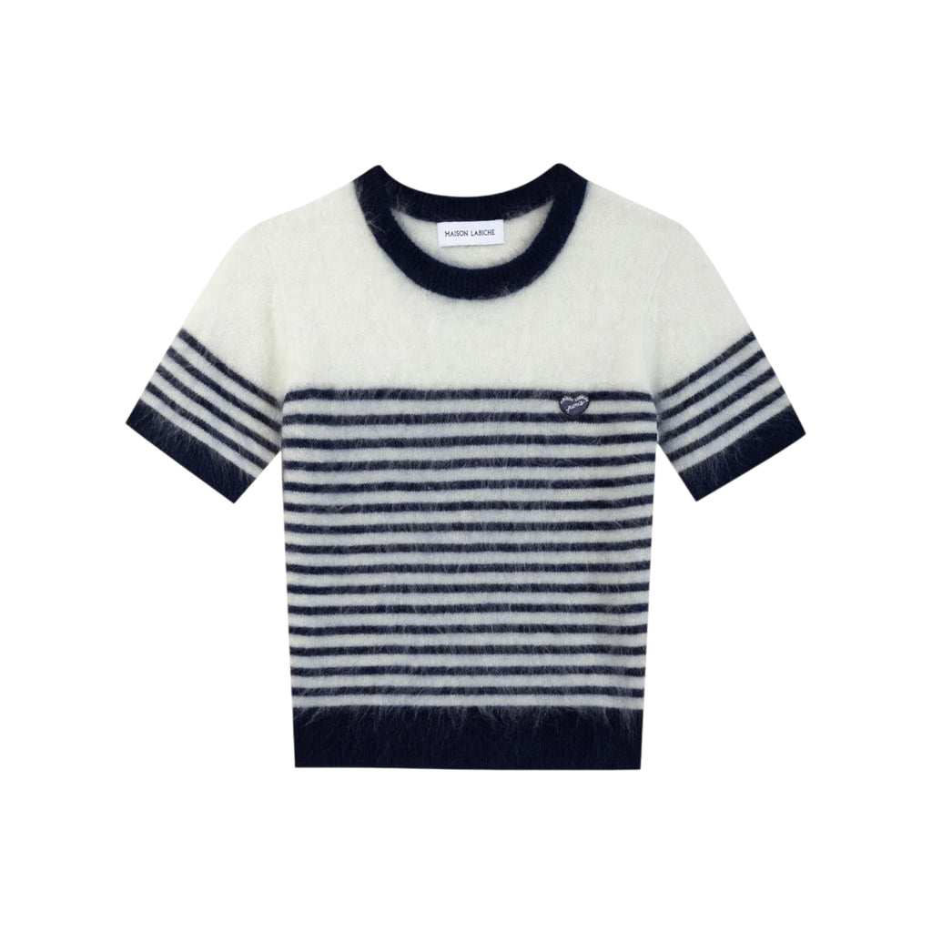 Pull gravilliers patch cœur, laine et cachemire