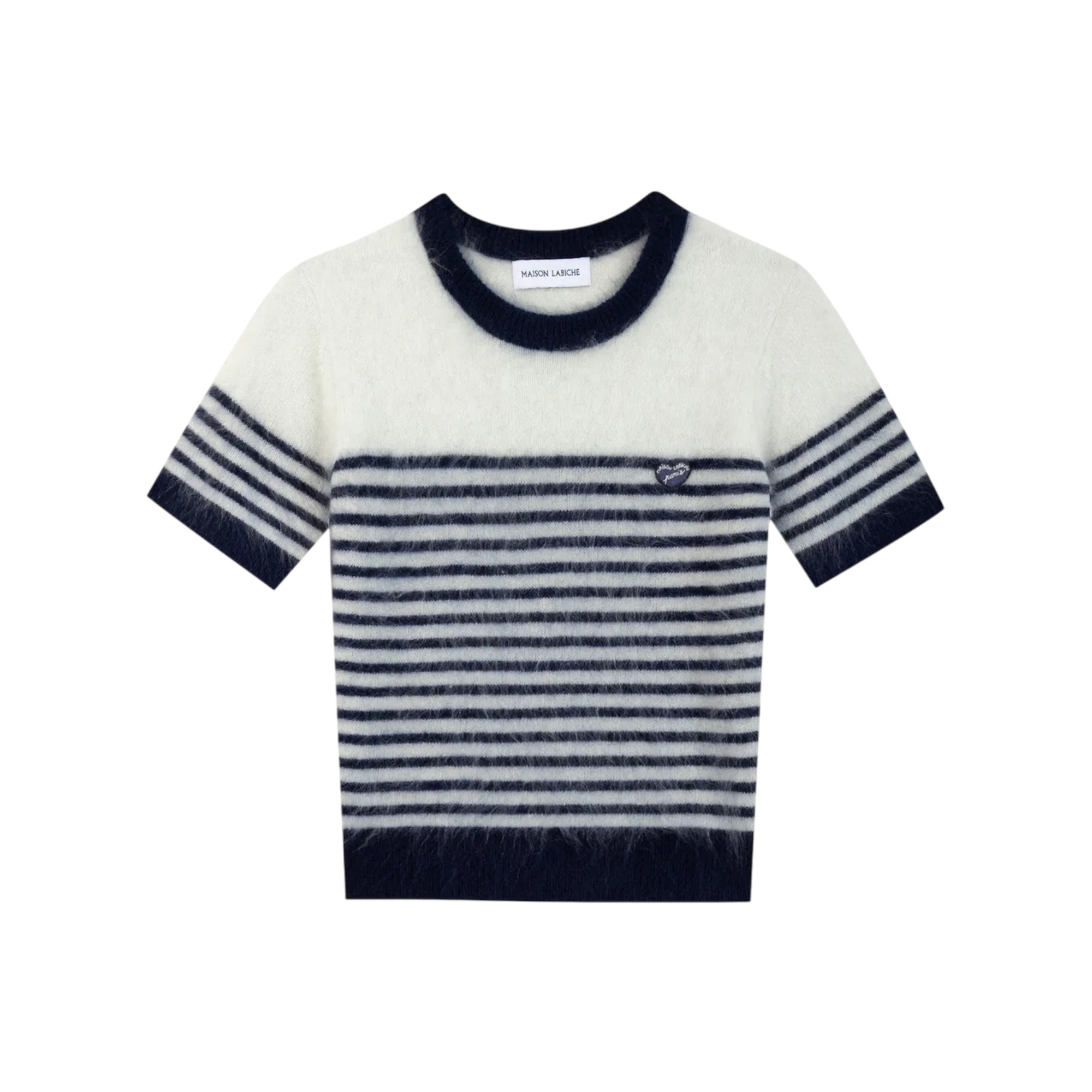 Pull gravilliers patch cœur, laine et cachemire