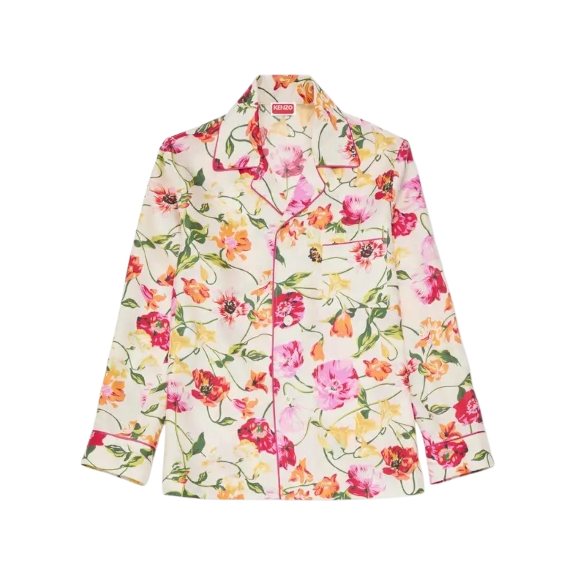 Chemise Wildflower en soie