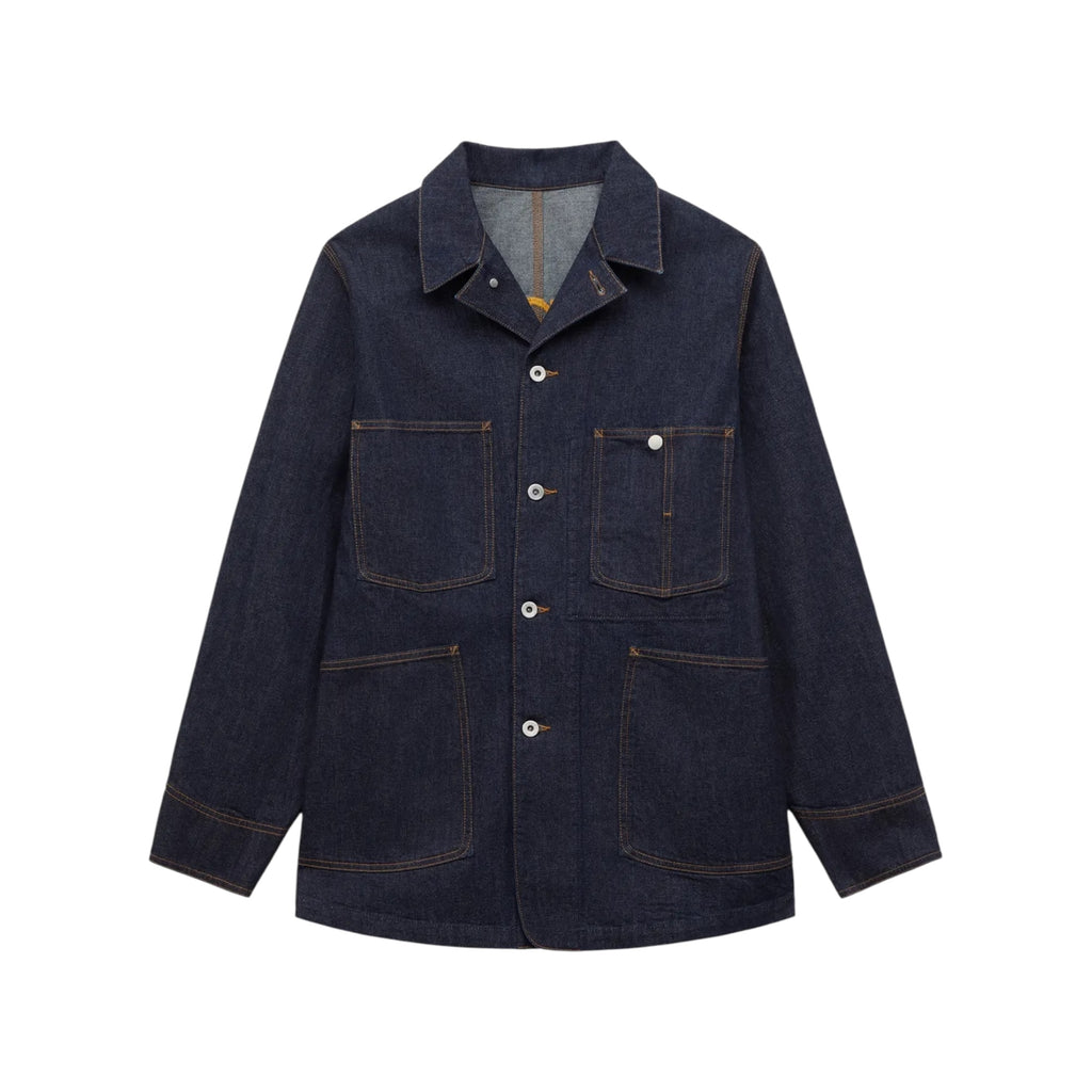 Veste de travail brodée Kenzo Varsity en denim japonais