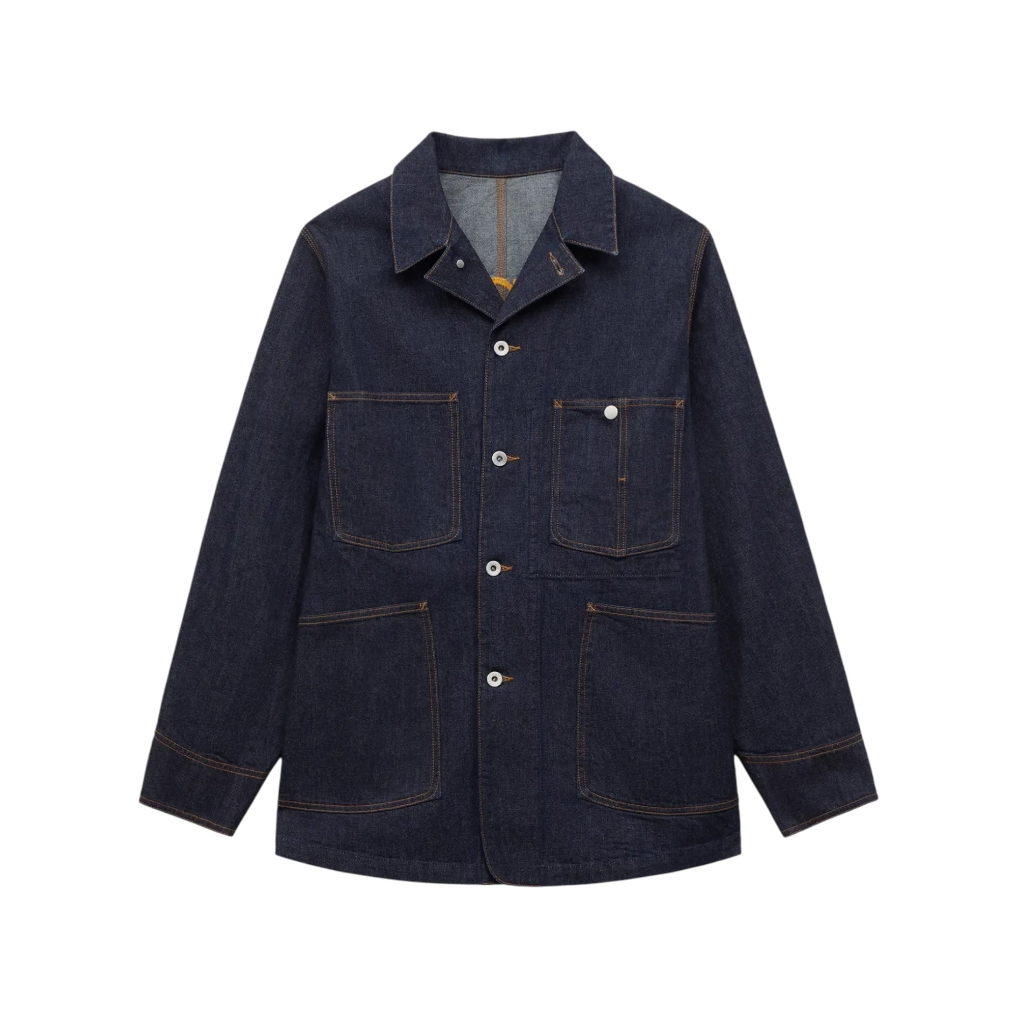Veste de travail brodée Kenzo Varsity en denim japonais