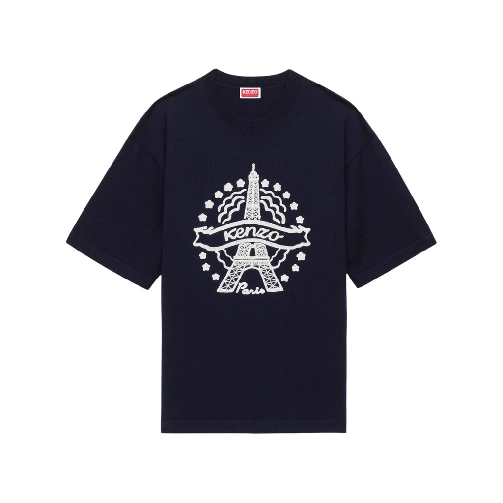 T-shirt brodé ‘Kenzo Eiffel Tower’ en coton