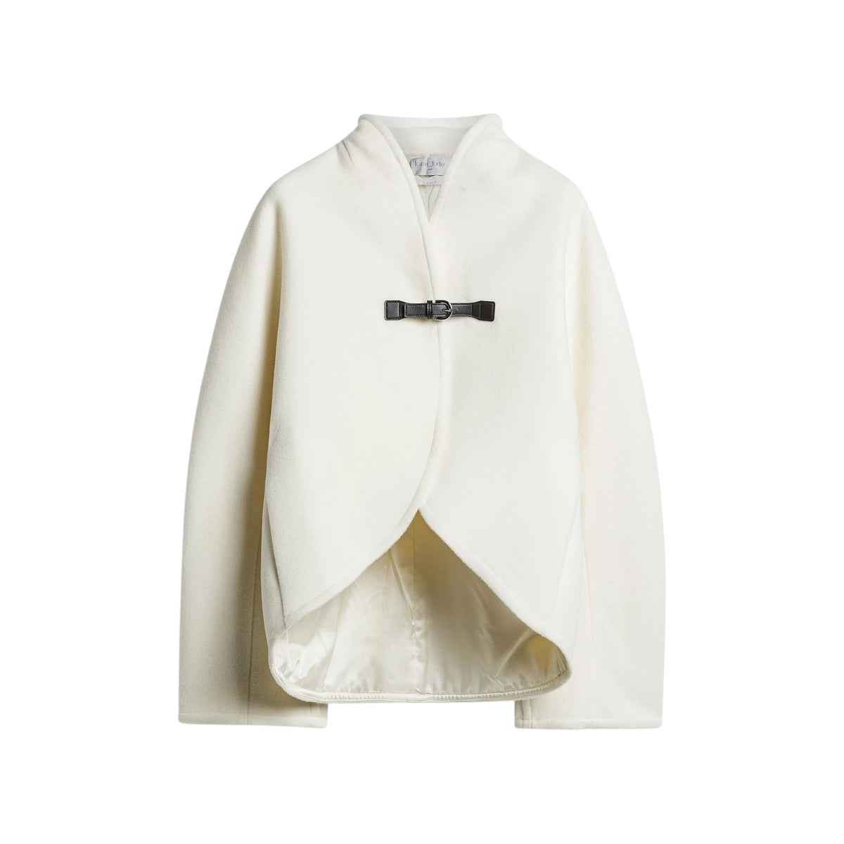 Manteau court style cape diamond