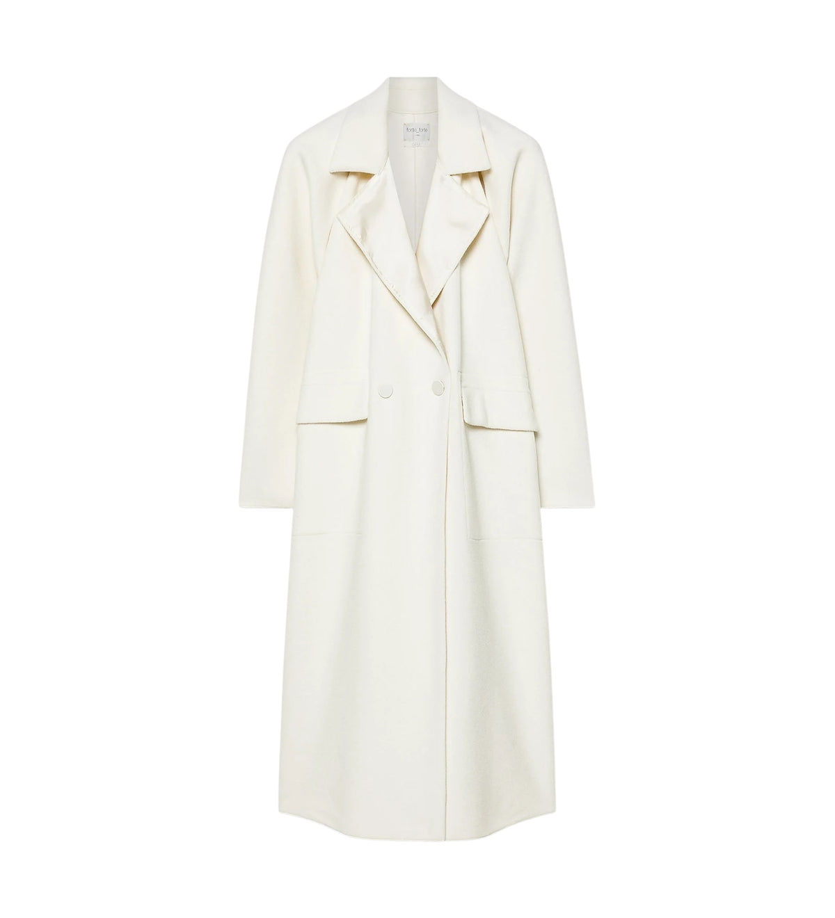 Manteau long croisé style cape diamond