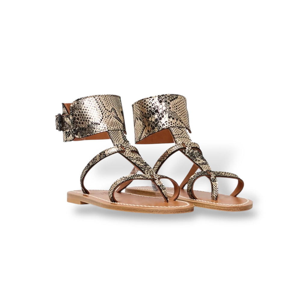 Sandales cuir heby noir