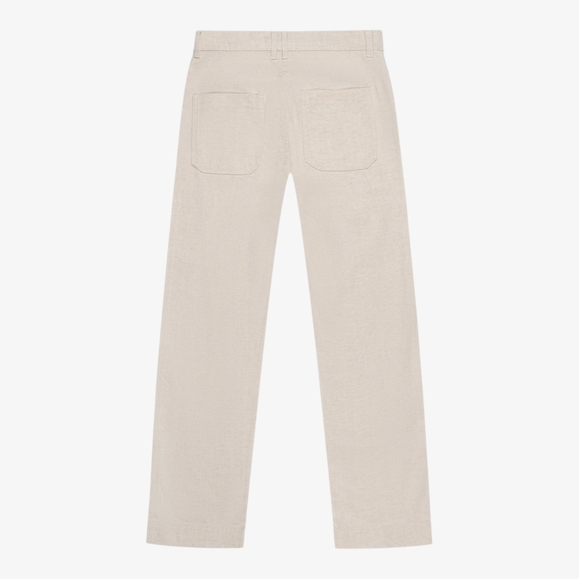 Pantalon Chevreuil en lyocell et lin