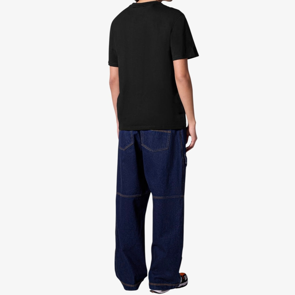 T-shirt Print Leonce Metallic Mixte Noir