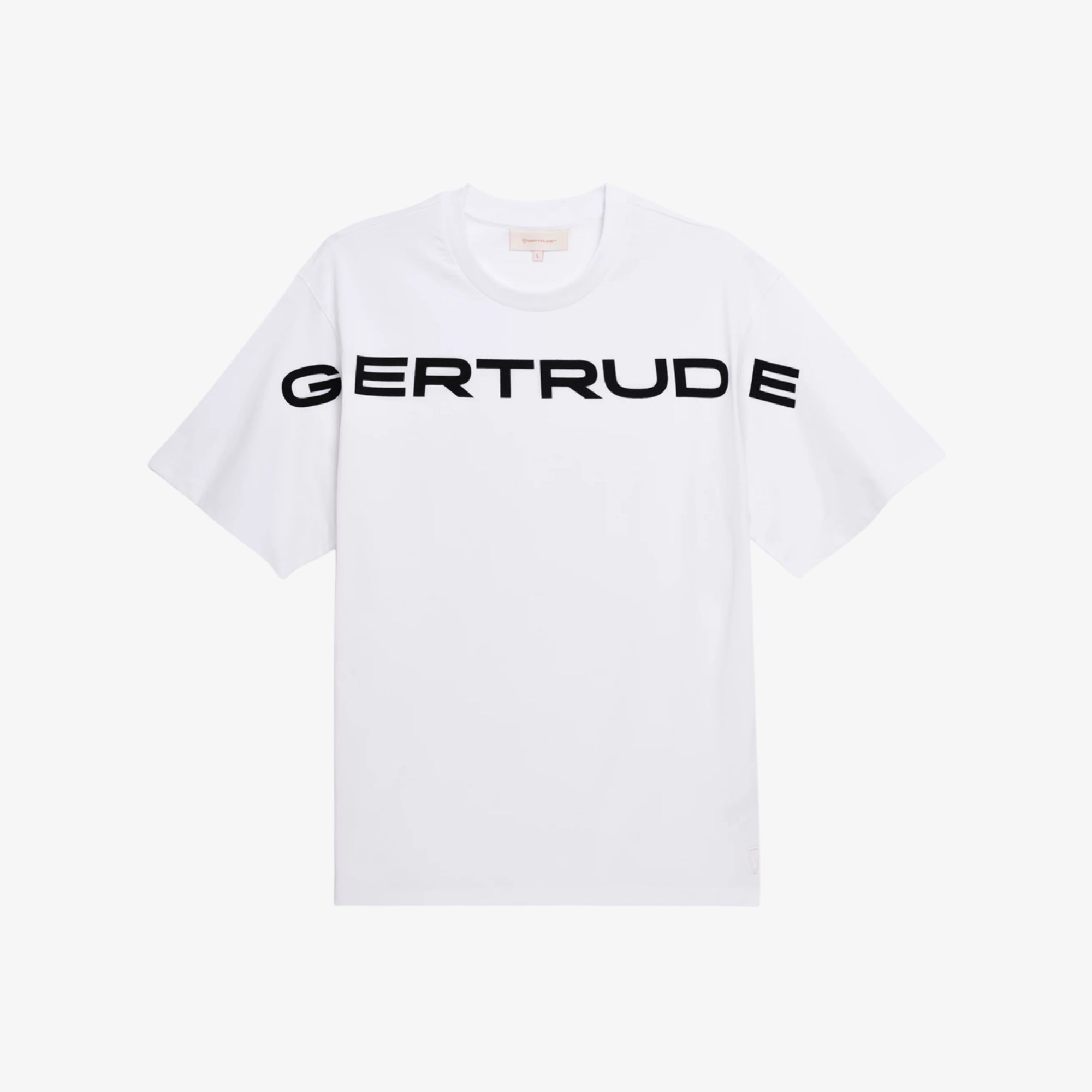 T-shirt Print Leonce Word Mixte Blanc