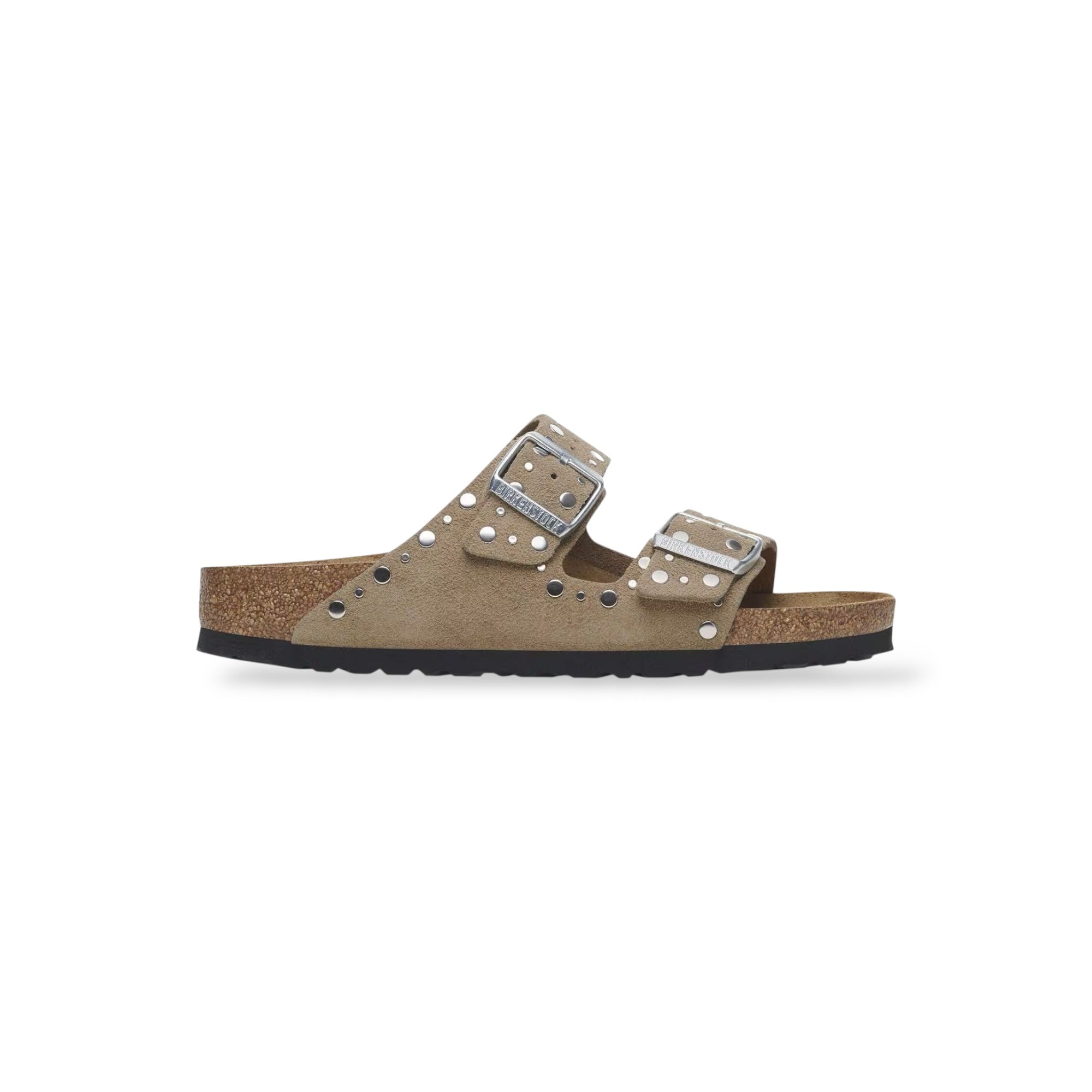 Arizona Rivet Suède en taupe