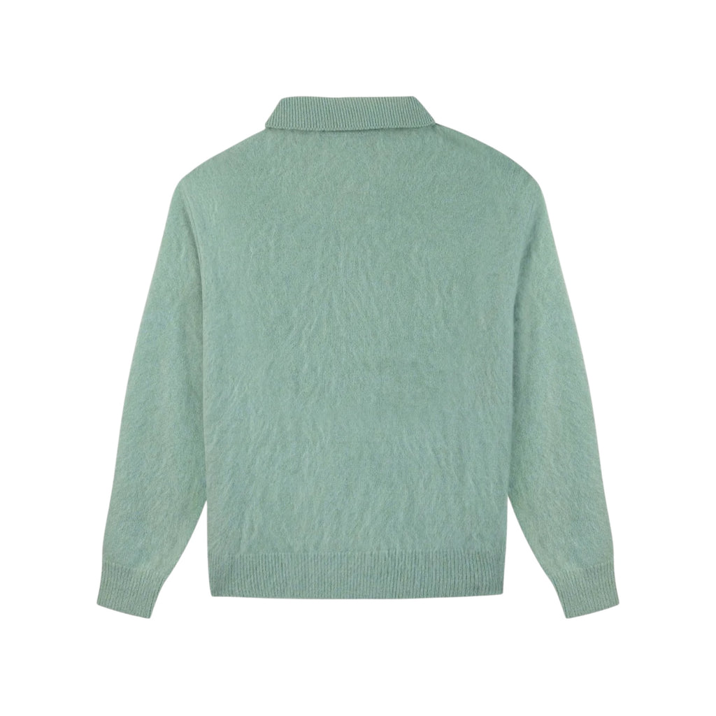 Pull polo Brazza patch cœur, laine et cachemire