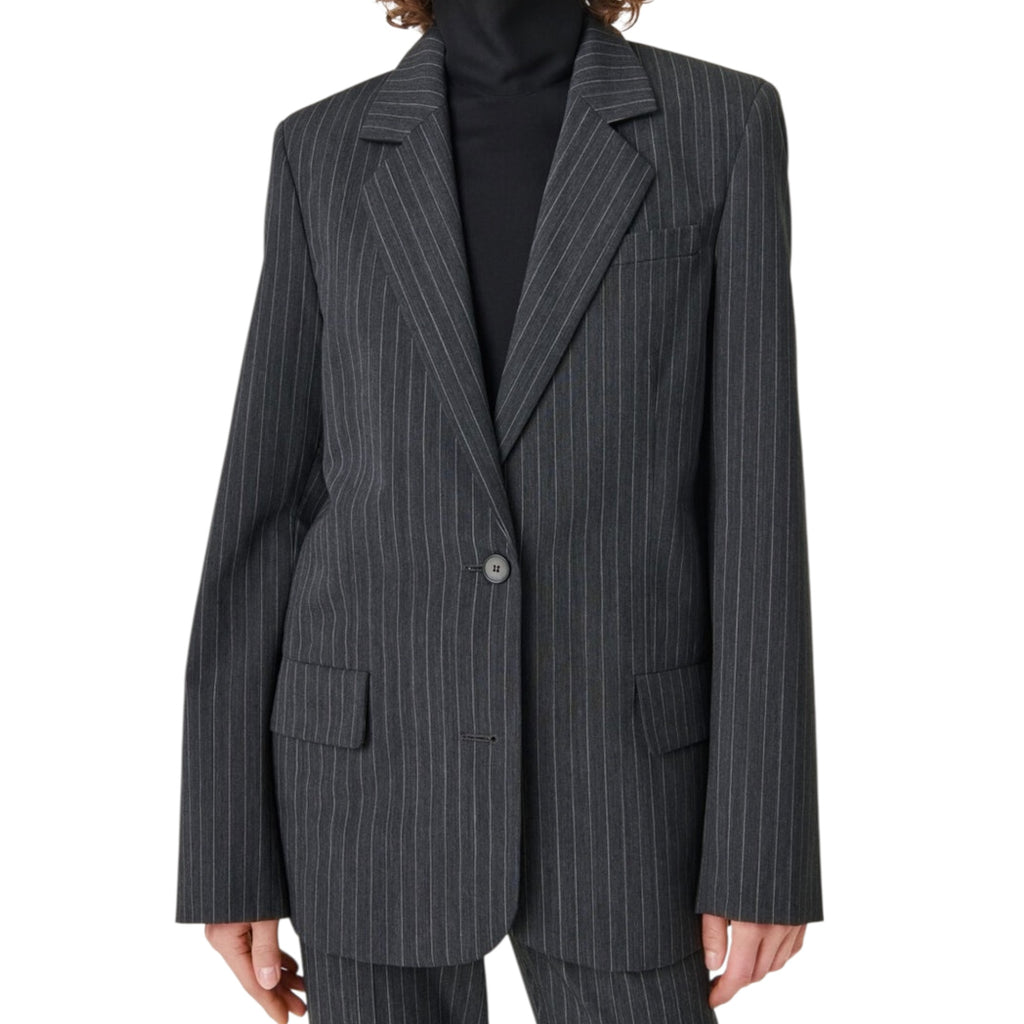 Veste de tailleur à rayures