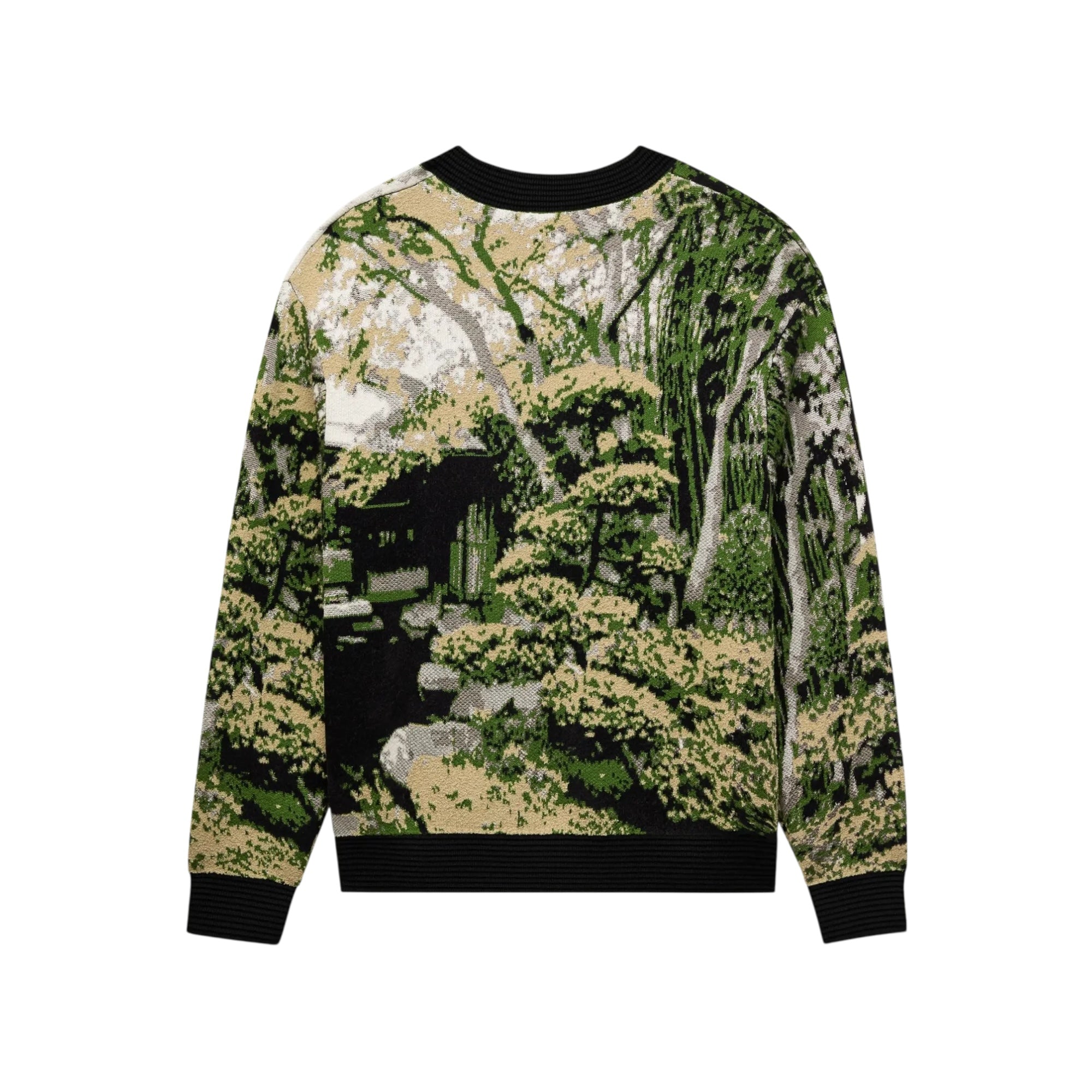 Cardigan Kenzo Japanese Garden en laine et coton