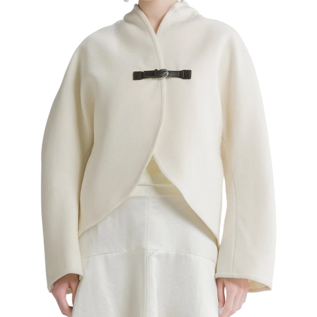 Manteau court style cape diamond
