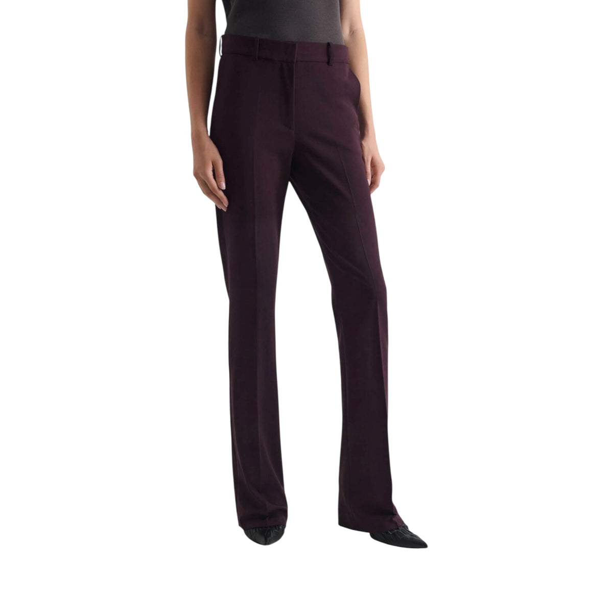 Pantalon Cigarette Bingo Oxblood